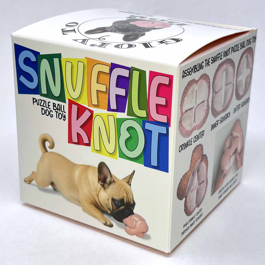 Blue Glory To Dog Snuffle Knot gift box packaging