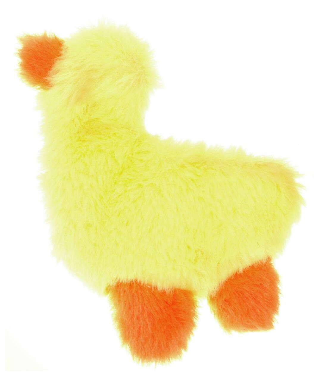 Glory To Dog TinyToy Plush Yellow Duck Unstuffed Small Squeaky Dog Toy