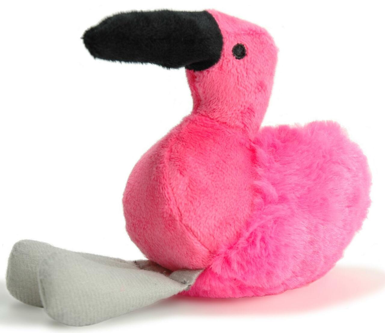 TinyToy Plush Flamingo Very Small Dog Toy