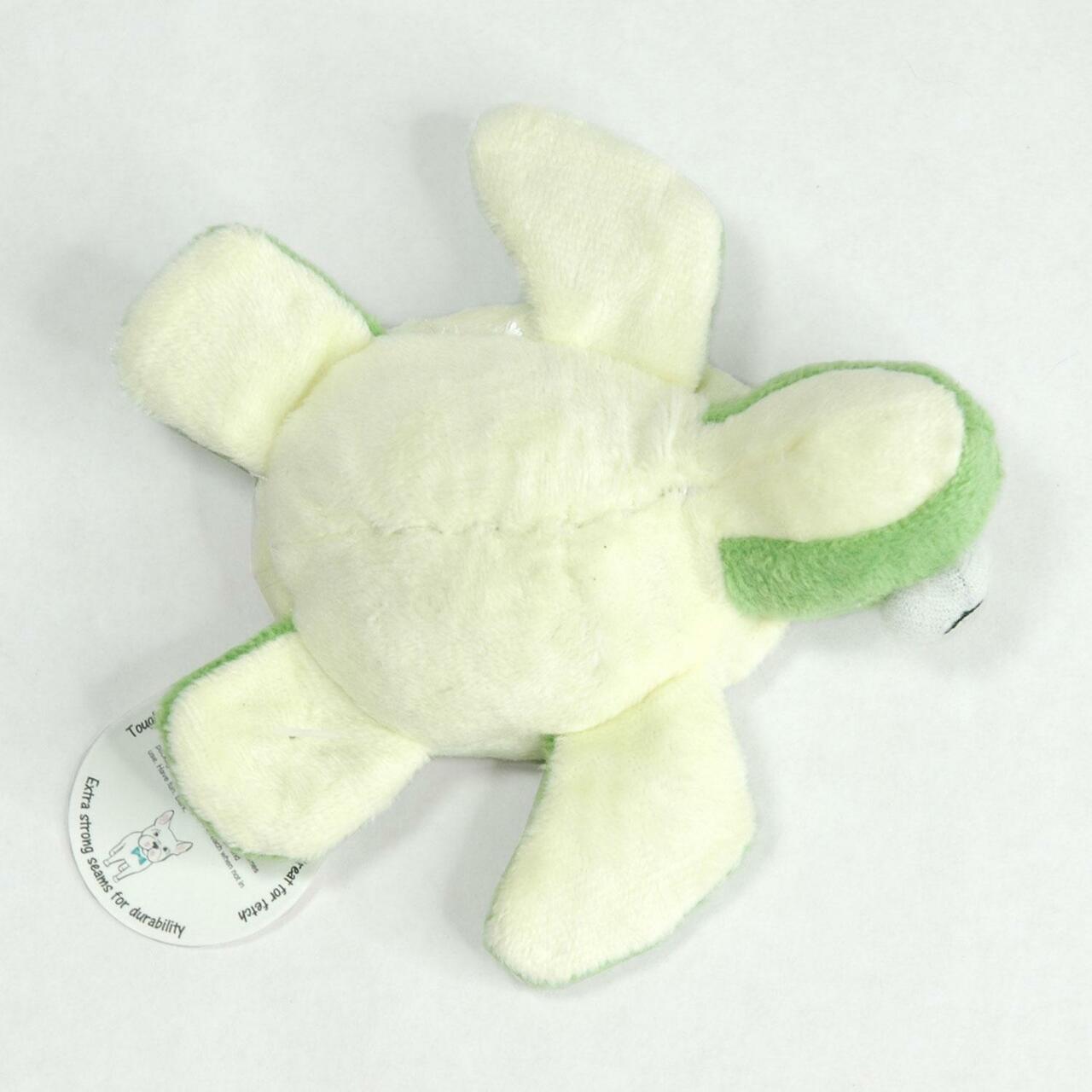 TinyToy Green Turtle Plush Very Small Dog Toy